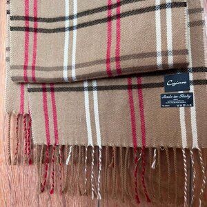 Cejon Classic Plaid Neck Scarf Made in Italy